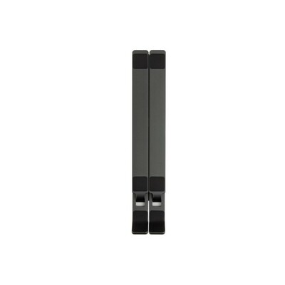 Składany stojak na laptopa do 15,6" Terra z nadrukiem Twojego logo, materiał: aluminium, tpu, kolor: szary Składany stojak na laptopa do 15,6" Terra z nadrukiem Twojego logo, materiał: aluminium, tpu, kolor: szary