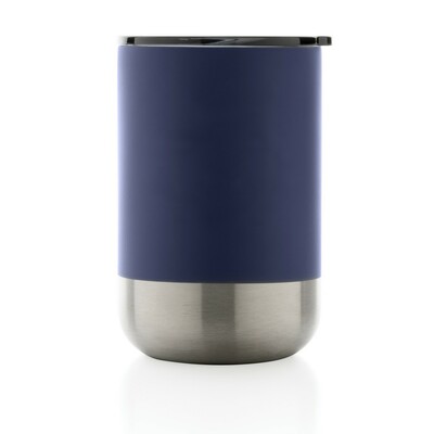 Kubek termiczny 360 ml, stal nierdzewna z recyklingu z nadrukiem Twojego logo, materiał: stal nierdzewna, stal, kolor: niebieski Kubek termiczny 360 ml, stal nierdzewna z recyklingu z nadrukiem Twojego logo, materiał: stal nierdzewna, stal, kolor: niebieski
