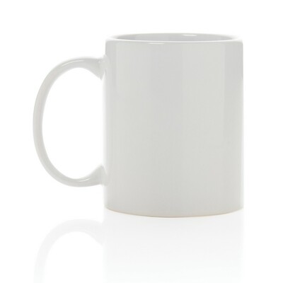 Kubek ceramiczny 350 ml z nadrukiem Twojego logo, materiał: ceramika, kolor: biały Kubek ceramiczny 350 ml z nadrukiem Twojego logo, materiał: ceramika, kolor: biały
