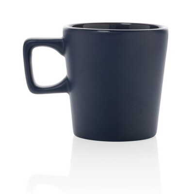 Kubek ceramiczny 300 ml z nadrukiem Twojego logo, materiał: ceramika, kolor: niebieski Kubek ceramiczny 300 ml z nadrukiem Twojego logo, materiał: ceramika, kolor: niebieski