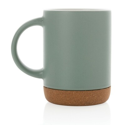 Kubek ceramiczny 280 ml z nadrukiem Twojego logo, materiał: ceramika, kolor: zielony Kubek ceramiczny 280 ml z nadrukiem Twojego logo, materiał: ceramika, kolor: zielony