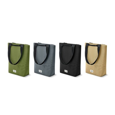 Torba termoizolacyjna Black+Blum z nadrukiem Twojego logo, materiał: rpet, kolor: czarny Torba termoizolacyjna Black+Blum z nadrukiem Twojego logo, materiał: rpet, kolor: czarny