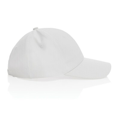 Czapka z daszkiem AWARE™ z nadrukiem Twojego logo, materiał: bawełna, kolor: biały Czapka z daszkiem AWARE™ z nadrukiem Twojego logo, materiał: bawełna, kolor: biały