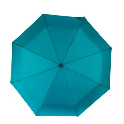 Mały parasol automatyczny 21" AWARE™ RPET z nadrukiem Twojego logo, materiał: rpet, kolor: zielony Mały parasol automatyczny 21" AWARE™ RPET z nadrukiem Twojego logo, materiał: rpet, kolor: zielony