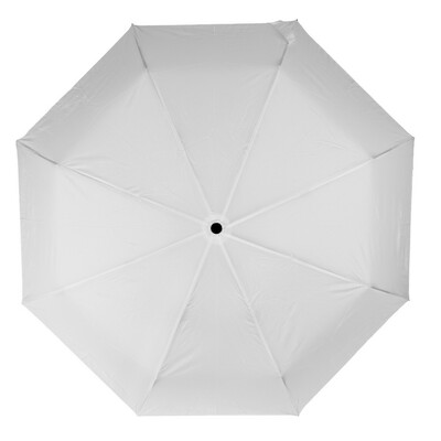 Mały bambusowy parasol 20.5" AWARE™ RPET z nadrukiem Twojego logo, materiał: metal, rpet, kolor: biały Mały bambusowy parasol 20.5" AWARE™ RPET z nadrukiem Twojego logo, materiał: metal, rpet, kolor: biały