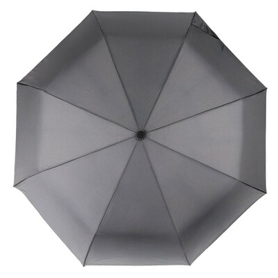 Mały parasol automatyczny 21" AWARE™ RPET z nadrukiem Twojego logo, materiał: rpet, kolor: szary Mały parasol automatyczny 21" AWARE™ RPET z nadrukiem Twojego logo, materiał: rpet, kolor: szary