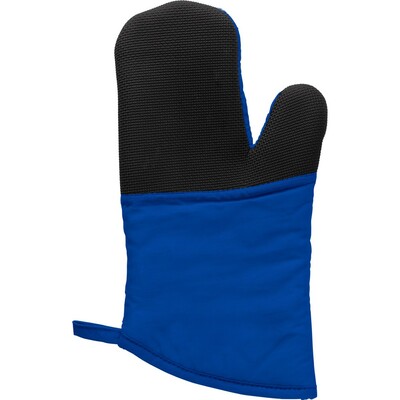 Bawełniana rękawica kuchenna z nadrukiem Twojego logo, materiał: bawełna, kolor: niebieski Bawełniana rękawica kuchenna z nadrukiem Twojego logo, materiał: bawełna, kolor: niebieski