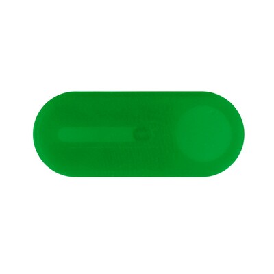 Zasłona na kamerę internetową | Marick z nadrukiem Twojego logo, materiał: plastik, kolor: zielony Zasłona na kamerę internetową | Marick z nadrukiem Twojego logo, materiał: plastik, kolor: zielony