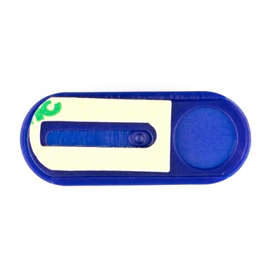 Zasłona na kamerę internetową | Marick z nadrukiem Twojego logo, materiał: plastik, kolor: niebieski Zasłona na kamerę internetową | Marick z nadrukiem Twojego logo, materiał: plastik, kolor: niebieski