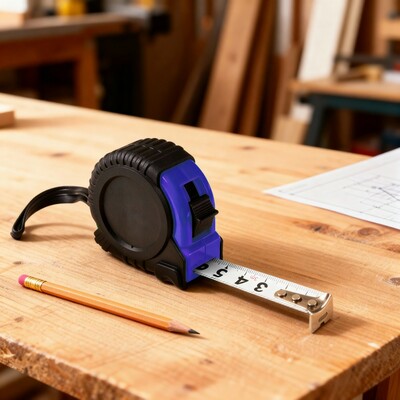 Miara 3m | Osahar z nadrukiem Twojego logo, materiał: pp, kolor: granatowy Miara 3m | Osahar z nadrukiem Twojego logo, materiał: pp, kolor: granatowy