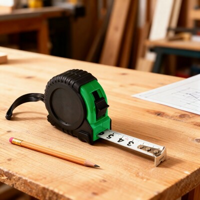 Miara 3m | Osahar z nadrukiem Twojego logo, materiał: pp, kolor: zielony Miara 3m | Osahar z nadrukiem Twojego logo, materiał: pp, kolor: zielony