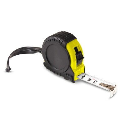 Miara 3m | Osahar z nadrukiem Twojego logo, materiał: pp, kolor: żółty Miara 3m | Osahar z nadrukiem Twojego logo, materiał: pp, kolor: żółty