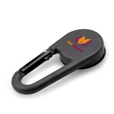 Kompas z karabińczykiem | Madu z nadrukiem Twojego logo, materiał: plastik, kolor: czarny Kompas z karabińczykiem | Madu z nadrukiem Twojego logo, materiał: plastik, kolor: czarny