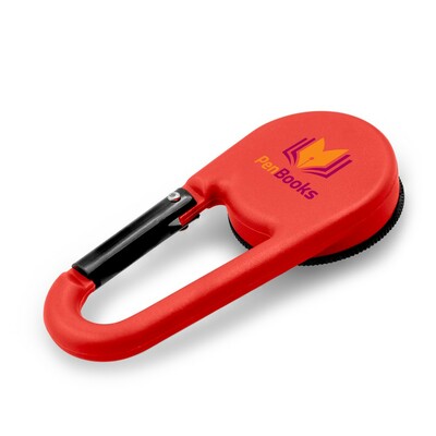 Kompas z karabińczykiem | Madu z nadrukiem Twojego logo, materiał: plastik, kolor: czerwony Kompas z karabińczykiem | Madu z nadrukiem Twojego logo, materiał: plastik, kolor: czerwony