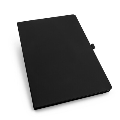 Notatnik ok. A4 | Velsa z nadrukiem Twojego logo, materiał: karton, pu, papier, kolor: czarny Notatnik ok. A4 | Velsa z nadrukiem Twojego logo, materiał: karton, pu, papier, kolor: czarny