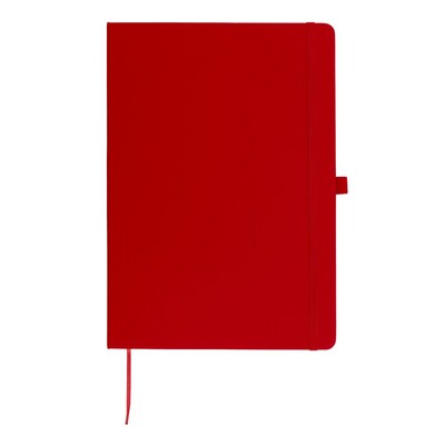 Notatnik ok. A4 | Velsa z nadrukiem Twojego logo, materiał: karton, pu, papier, kolor: czerwony Notatnik ok. A4 | Velsa z nadrukiem Twojego logo, materiał: karton, pu, papier, kolor: czerwony