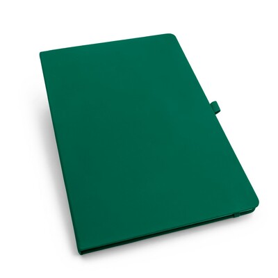 Notatnik ok. A4 | Velsa z nadrukiem Twojego logo, materiał: karton, pu, papier, kolor: zielony Notatnik ok. A4 | Velsa z nadrukiem Twojego logo, materiał: karton, pu, papier, kolor: zielony