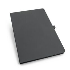 Notatnik ok. A4 | Velsa z nadrukiem Twojego logo, materiał: karton, pu, papier, kolor: szary