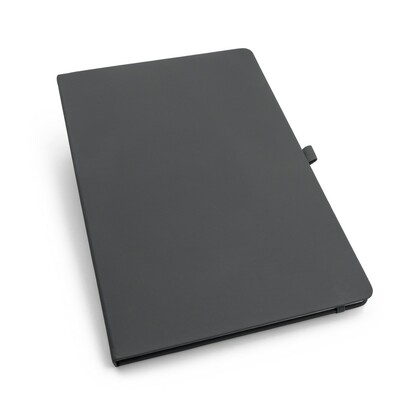 Notatnik ok. A4 | Velsa z nadrukiem Twojego logo, materiał: karton, pu, papier, kolor: szary Notatnik ok. A4 | Velsa z nadrukiem Twojego logo, materiał: karton, pu, papier, kolor: szary