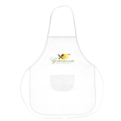 Zestaw małego kucharza, fartuch kuchenny i czapka kucharska, rozmiar dziecięcy | Nedina z nadrukiem Twojego logo, materiał: non-woven, kolor: biały Zestaw małego kucharza, fartuch kuchenny i czapka kucharska, rozmiar dziecięcy | Nedina z nadrukiem Twojego logo, materiał: non-woven, kolor: biały