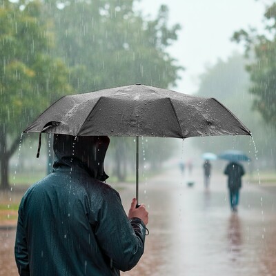 Parasol manualny, składany | Bores z nadrukiem Twojego logo, materiał: metal, poliester, kolor: czarny Parasol manualny, składany | Bores z nadrukiem Twojego logo, materiał: metal, poliester, kolor: czarny