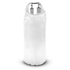 Wodoodporna torba, worek 20 L | Buklor z nadrukiem Twojego logo, materiał: pp, pvc, poliester, ripstop, kolor: biały