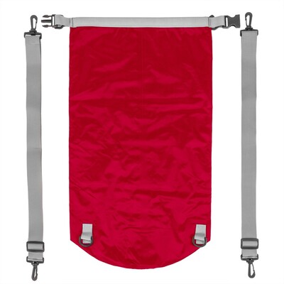 Wodoodporna torba, worek 20 L | Buklor z nadrukiem Twojego logo, materiał: pp, pvc, poliester, ripstop, kolor: czerwony Wodoodporna torba, worek 20 L | Buklor z nadrukiem Twojego logo, materiał: pp, pvc, poliester, ripstop, kolor: czerwony