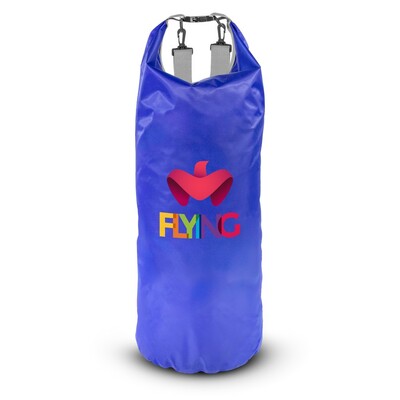 Wodoodporna torba, worek 20 L | Buklor z nadrukiem Twojego logo, materiał: pp, pvc, poliester, ripstop, kolor: niebieski Wodoodporna torba, worek 20 L | Buklor z nadrukiem Twojego logo, materiał: pp, pvc, poliester, ripstop, kolor: niebieski