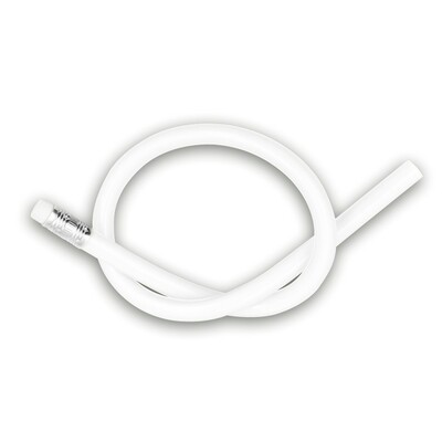 Elastyczny ołówek | Like z nadrukiem Twojego logo, materiał: pvc, kolor: biały Elastyczny ołówek | Like z nadrukiem Twojego logo, materiał: pvc, kolor: biały