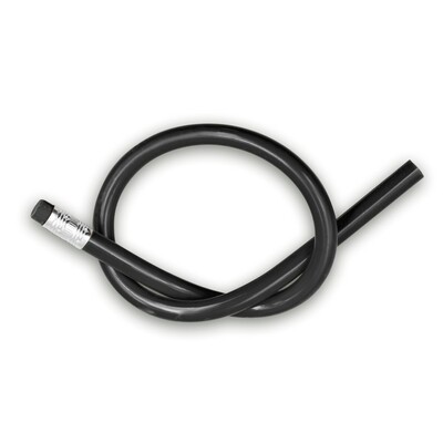 Elastyczny ołówek | Like z nadrukiem Twojego logo, materiał: pvc, kolor: czarny Elastyczny ołówek | Like z nadrukiem Twojego logo, materiał: pvc, kolor: czarny