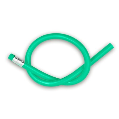 Elastyczny ołówek | Like z nadrukiem Twojego logo, materiał: pvc, kolor: zielony Elastyczny ołówek | Like z nadrukiem Twojego logo, materiał: pvc, kolor: zielony