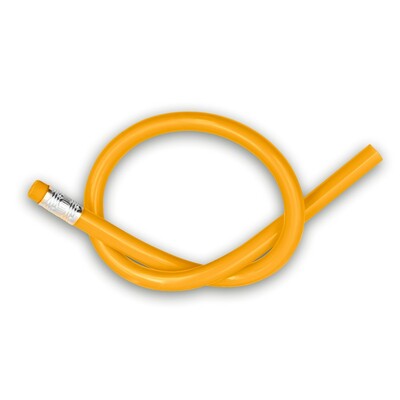 Elastyczny ołówek | Like z nadrukiem Twojego logo, materiał: pvc, kolor: pomarańczowy Elastyczny ołówek | Like z nadrukiem Twojego logo, materiał: pvc, kolor: pomarańczowy