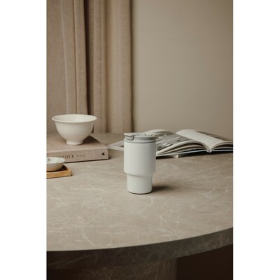 Kubek termiczny 350 ml VINGA Nagano z nadrukiem Twojego logo, materiał: pp, stal nierdzewna, stal, kolor: biały Kubek termiczny 350 ml VINGA Nagano z nadrukiem Twojego logo, materiał: pp, stal nierdzewna, stal, kolor: biały