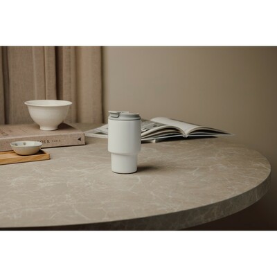 Kubek termiczny 350 ml VINGA Nagano z nadrukiem Twojego logo, materiał: pp, stal nierdzewna, stal, kolor: biały Kubek termiczny 350 ml VINGA Nagano z nadrukiem Twojego logo, materiał: pp, stal nierdzewna, stal, kolor: biały