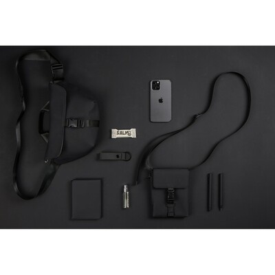 Organizer VINGA Baltimore z nadrukiem Twojego logo, materiał: pu, poliester, kolor: czarny Organizer VINGA Baltimore z nadrukiem Twojego logo, materiał: pu, poliester, kolor: czarny