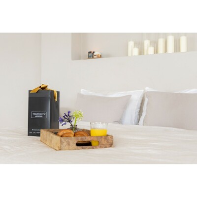 Zestaw kosmetyków Small TREATMENTS z nadrukiem Twojego logo, materiał: plastik, aluminium, karton, kolor: zielony Zestaw kosmetyków Small TREATMENTS z nadrukiem Twojego logo, materiał: plastik, aluminium, karton, kolor: zielony