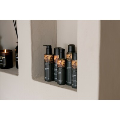 Pieniący się żel pod prysznic TREATMENTS z nadrukiem Twojego logo, materiał: plastik, karton, kolor: czarny Pieniący się żel pod prysznic TREATMENTS z nadrukiem Twojego logo, materiał: plastik, karton, kolor: czarny