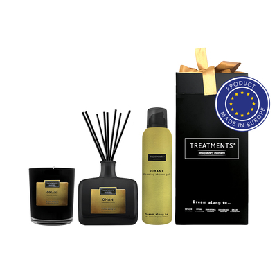 Zestaw prezentowy Home & Body DeLuxe TREATMENTS z nadrukiem Twojego logo, materiał: plastik, aluminium, guma, karton, kolor: żółty Zestaw prezentowy Home & Body DeLuxe TREATMENTS z nadrukiem Twojego logo, materiał: plastik, aluminium, guma, karton, kolor: żółty