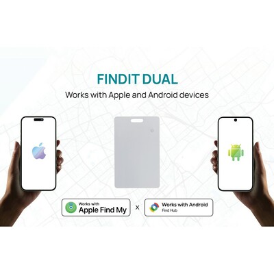 Bezprzewodowy wykrywacz kluczy, lokalizator Findit Dual z nadrukiem Twojego logo, kolor: white Bezprzewodowy wykrywacz kluczy, lokalizator Findit Dual z nadrukiem Twojego logo, kolor: white