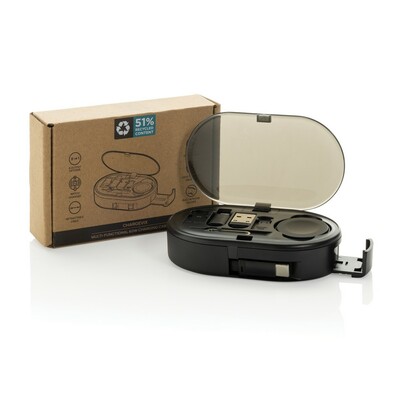 Zestaw do ładowania 60W z nadrukiem Twojego logo, materiał: tpe, kolor: black Zestaw do ładowania 60W z nadrukiem Twojego logo, materiał: tpe, kolor: black