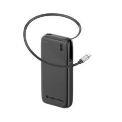 Power bank 20000 mAh Urban Vitamin San Mateo z nadrukiem Twojego logo, kolor: black