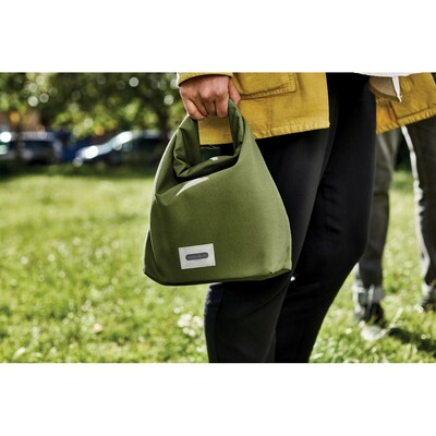 Torba termoizloacyjna Black+Blum z nadrukiem Twojego logo, materiał: rpet, kolor: moss Torba termoizloacyjna Black+Blum z nadrukiem Twojego logo, materiał: rpet, kolor: moss