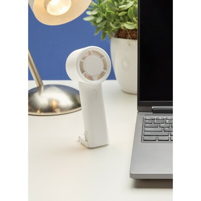 Wentylator kieszonkowy, składany z nadrukiem Twojego logo, kolor: white Wentylator kieszonkowy, składany z nadrukiem Twojego logo, kolor: white