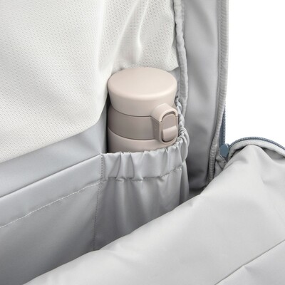 Bobby Air plecak chroniący przed kieszonkowcami z nadrukiem Twojego logo, materiał: nylon, rpet, kolor: blue, grey Bobby Air plecak chroniący przed kieszonkowcami z nadrukiem Twojego logo, materiał: nylon, rpet, kolor: blue, grey