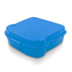 Pudełko śniadaniowe "kanapka" 450 ml | Saffo z nadrukiem Twojego logo, materiał: pp, kolor: niebieski