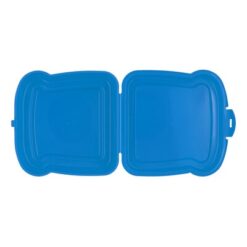 Pudełko śniadaniowe "kanapka" 450 ml | Saffo z nadrukiem Twojego logo, materiał: pp, kolor: niebieski