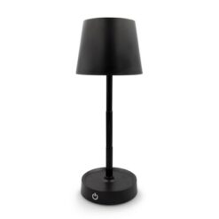 Lampka na biurko | Petepis z nadrukiem Twojego logo, materiał: plastik, pp, stal nierdzewna, ps, kolor: czarny