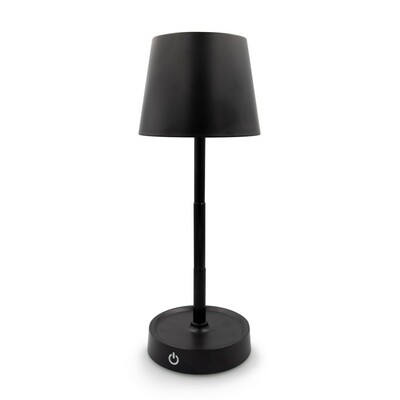 Lampka na biurko | Petepis z nadrukiem Twojego logo, materiał: plastik, pp, stal nierdzewna, ps, kolor: czarny Lampka na biurko | Petepis z nadrukiem Twojego logo, materiał: plastik, pp, stal nierdzewna, ps, kolor: czarny