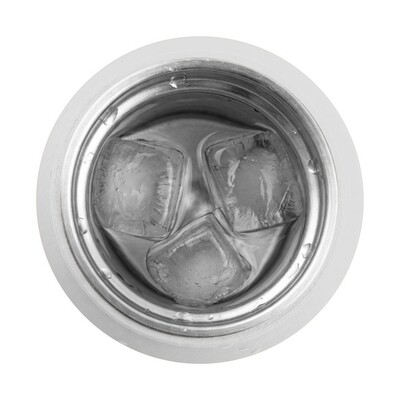 Butelka termiczna 530 ml Air Gifts | Almaide z nadrukiem Twojego logo, materiał: plastik, stal nierdzewna, stal, kolor: biały Butelka termiczna 530 ml Air Gifts | Almaide z nadrukiem Twojego logo, materiał: plastik, stal nierdzewna, stal, kolor: biały