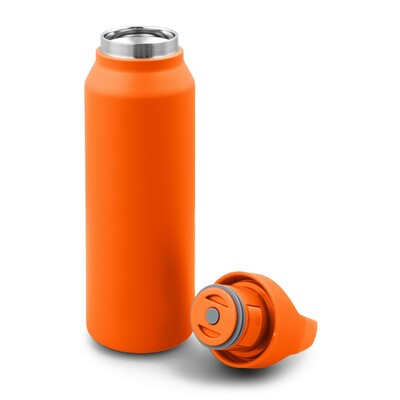 Butelka termiczna 530 ml Air Gifts | Almaide z nadrukiem Twojego logo, materiał: plastik, stal nierdzewna, stal, kolor: pomarańczowy Butelka termiczna 530 ml Air Gifts | Almaide z nadrukiem Twojego logo, materiał: plastik, stal nierdzewna, stal, kolor: pomarańczowy